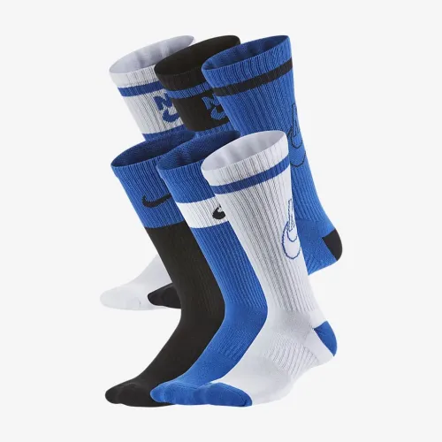 Nike Everyday детские Cushioned Crew носки (6 пары) многоцветный