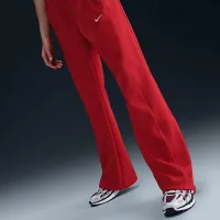Nike Sportswear Windrunner женская Slim Mid-Rise Knit Pants цвет красный