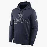 Dallas Cowboys Men’s Nike Therma NFL Pullover Толстовка з капюшоном блакитний