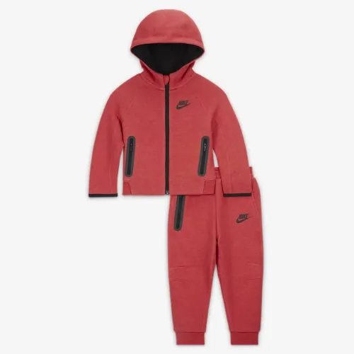 Nike Sportswear Tech Fleece Full-Zip комплект Baby 2-Piece Толстовка з капюшоном комплект колір червоний