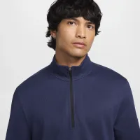 Nike Tour мужские 1/2-Zip для гольфа Top синий