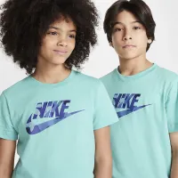 Nike Sportswear Big дитячі футболка колір зелений