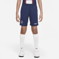 Paris Saint-Germain 2022/23 Stadium Home Big дитячі Nike Dri-FIT Soccer шорти блакитний