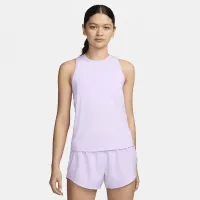 Nike One Classic жіноча Dri-FIT Tank Top колір фіолетовий