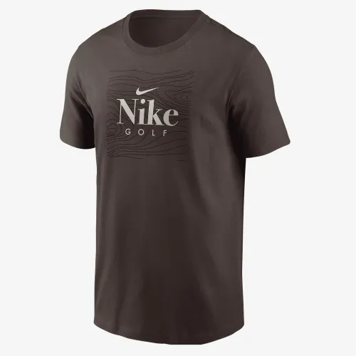 Nike чоловічі для гольфу футболка колір коричневий