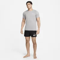 Nike чоловічі Heatheколір червоний Short-Sleeve Hydroguard Swim Shirt колір сірий