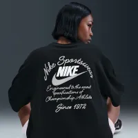 Nike Sportswear жіноча оверсайз футболка колір чорний