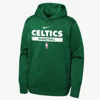 Boston Celtics Spotlight Big детские Nike Dri-FIT NBA Pullover Толстовка с капюшоном цвет зеленый