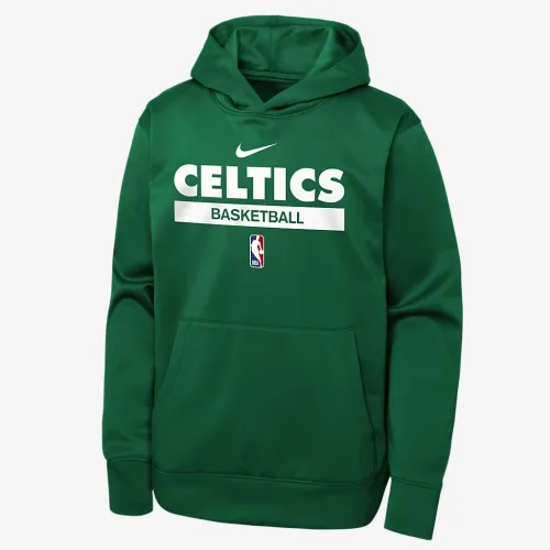 Boston Celtics Spotlight Big детские Nike Dri-FIT NBA Pullover Толстовка с капюшоном цвет зеленый