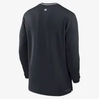 New York Yankees Authentic Collection мужские Nike Dri-FIT MLB 1/2-Zip Long-Sleeve Top синий