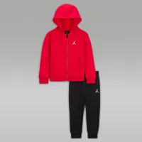 Nike Jordan Brooklyn Fleece Baby (12-24M) 2-Piece Full-Zip Толстовка с капюшоном набор цвет черный