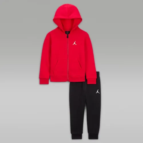 Nike Jordan Brooklyn Fleece Baby (12-24M) 2-Piece Full-Zip Толстовка с капюшоном набор цвет черный