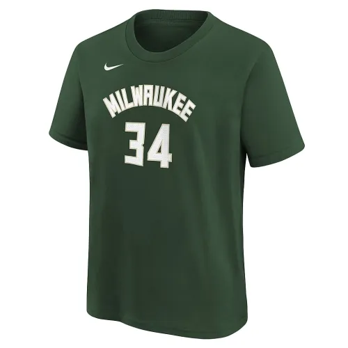 Giannis Antetokounmpo Bucks Big детские Nike NBA футболка цвет зеленый