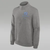Nike North Carolina Tar Heels Primetime Club чоловічі Jordan College 1/2-Zip Crew колір сірий