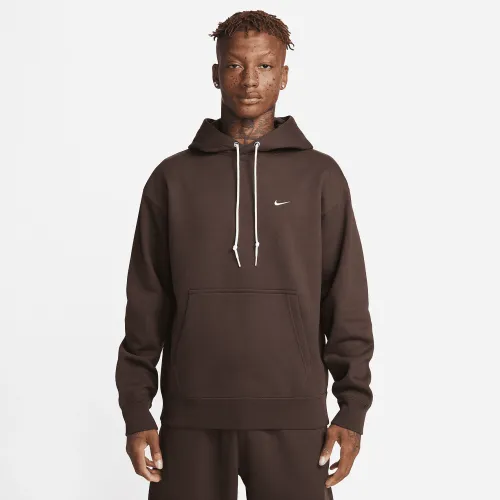 Nike Solo Swoosh чоловічі Fleece Pullover Толстовка з капюшоном колір коричневий