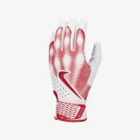 Nike Alpha Elite Baseball Batting Gloves (1 пара) колір білий