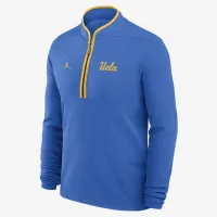 Nike UCLA Victory мужские Jordan Brand Dri-FIT College 1/2-Zip Long-Sleeve Top синий