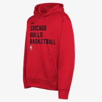 Chicago Bulls Big дитячі Nike Dri-FIT NBA Pullover Толстовка з капюшоном колір червоний