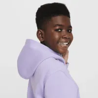Nike Sportswear Club Fleece Big дитячі Толстовка з капюшоном колір фіолетовий