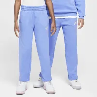Nike Sportswear Club Fleece Big детские Open-Hem Pants синий