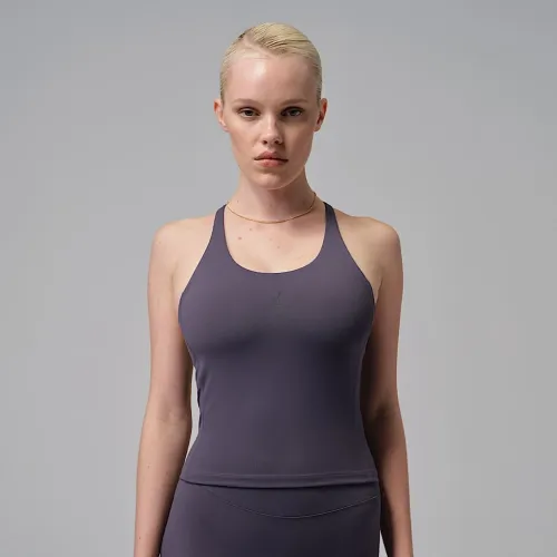 Nike Jordan Sport женская Dri-FIT Tank Top цвет фиолетовый