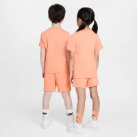 Nike Little дитячі 2-Piece Knit шорти комплект Orange