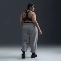 Nike Sportswear Phoenix Fleece жіноча З високою талією оверсайз Sweatpants (великі розміри) колір сірий