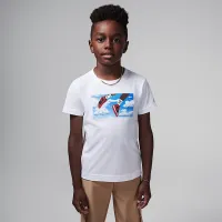 Nike Jordan Little детские In Flight футболка цвет белый