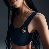 Nike Women by YOON женская Light-Support Lightly Lined Sports Bra синий