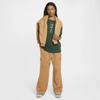Nike Sportswear Girls' Dri-FIT оверсайз Fleece Pants цвет коричневый