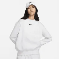 Nike Sportswear Phoenix Fleece женская оверсайз Crew-Neck свитшот цвет коричневый