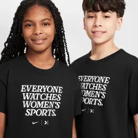 Everyone Watches женская Sports™ Nike by TOGETHXR Big детские футболка цвет черный
