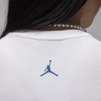 Nike Jordan жіноча Slim Cropped футболка колір білий
