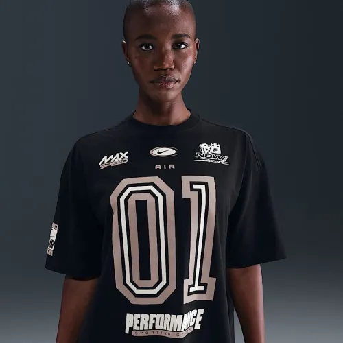 Nike Sportswear Essentials женская оверсайз футболка цвет черный