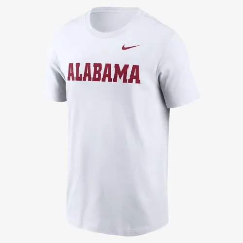 Alabama Crimson Tide Primetime Wordmark мужские Nike College футболка цвет белый