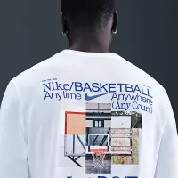 Nike чоловічі баскетбольні Long-Sleeve футболка колір білий