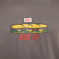 Nike SB Long-Sleeved Max90 Skate футболка колір сірий
