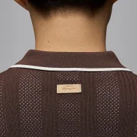 Nike Jordan Sport чоловічі Short-Sleeve для гольфу Sweater Top колір коричневий