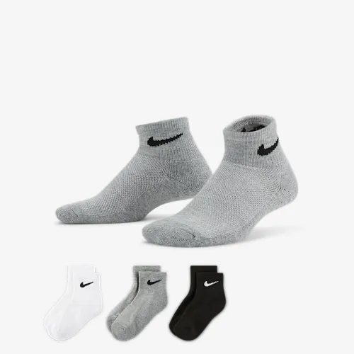 Nike Mesh and Cushioned Little детские Ankle носки (6 пары) цвет белый