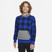 Nike Jordan Big детские (для мальчиков) Pullover Толстовка с капюшоном синий