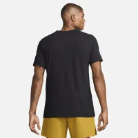 Nike Dri-FIT чоловічі Fitness футболка колір чорний