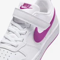 Nike Court Borough Low Recraft Little детские Кроссовки цвет белый