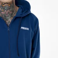 Кофта/футболка Prosto Klasyk Zip Толстовка с капюшоном Bazik KL231MSWE2033 - Голубая
