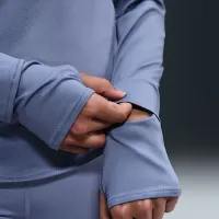 Nike Swift жіноча Dri-FIT UV 1/4-Zip Running Top блакитний