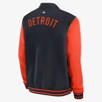 Detroit Tigers Authentic Collection Dugout мужские Nike MLB Full-Zip Bomber Куртка синий