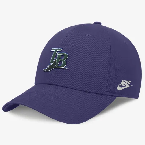 Tampa Bay Rays Rewind Cooperstown Club мужские Nike MLB Adjustable Hat цвет фиолетовый