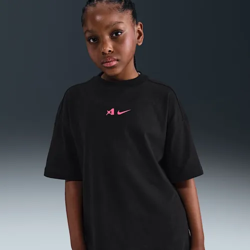 Nike A'ja Wilson Big дитячі (Girls') оверсайз футболка колір чорний