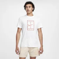 NikeCourt мужские Dri-FIT Tennis футболка цвет белый