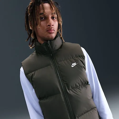 Nike Sportswear Club мужские Therma-FIT Puffer Vest цвет зеленый