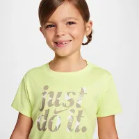Nike Dri-FIT Essentials Little детские 2-Piece Printed Sprinter набор Yellow